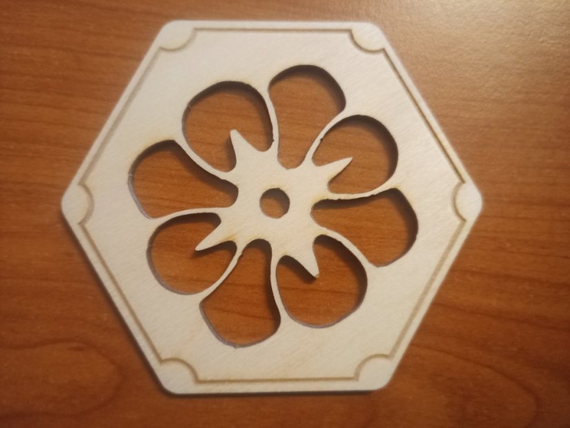 Podtácky vyřezávané - Varianta: 1