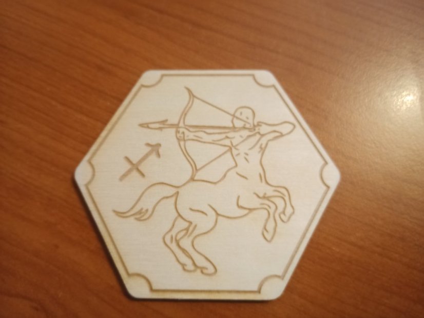 Podtácky Zvěrokruh obrázky - Varianta: Střelec