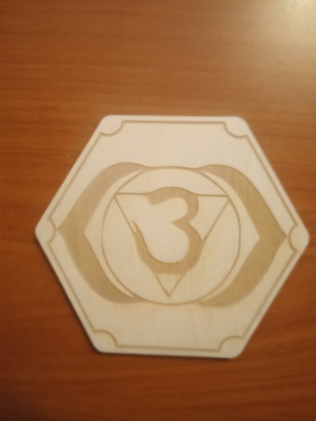 Podtácky Čakry - Varianta: Třetí oko (Adžňa)