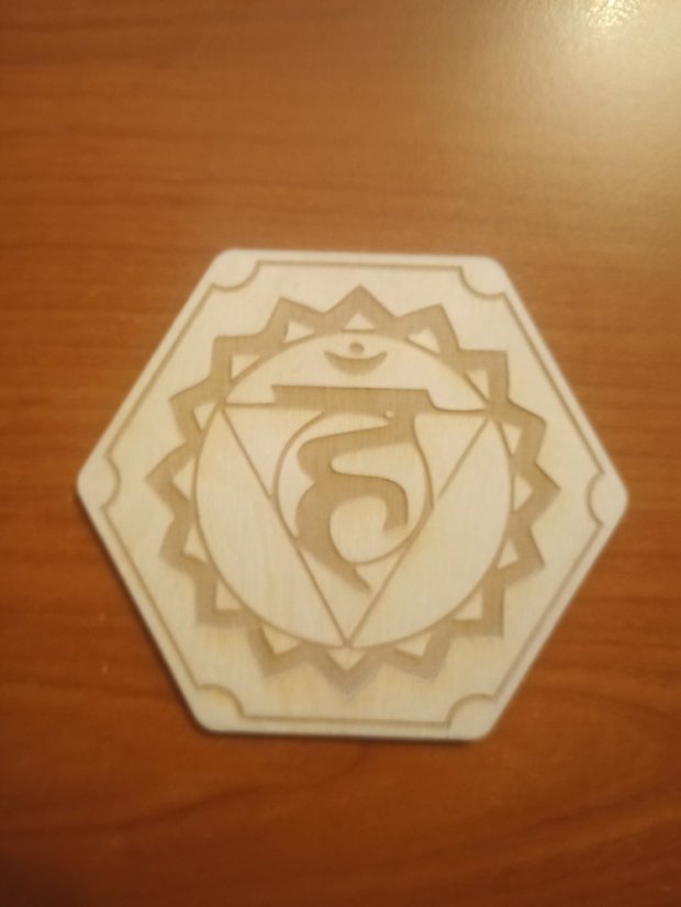 Podtácky Čakry - Varianta: Krční (Višuddhi)