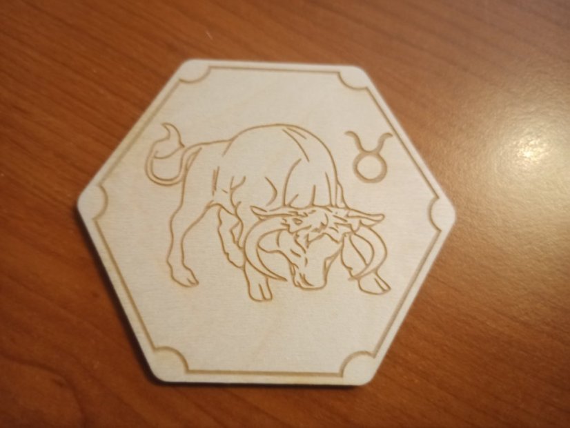 Podtácky Zvěrokruh obrázky - Varianta: Býk