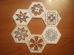 Podtácky vyřezávané