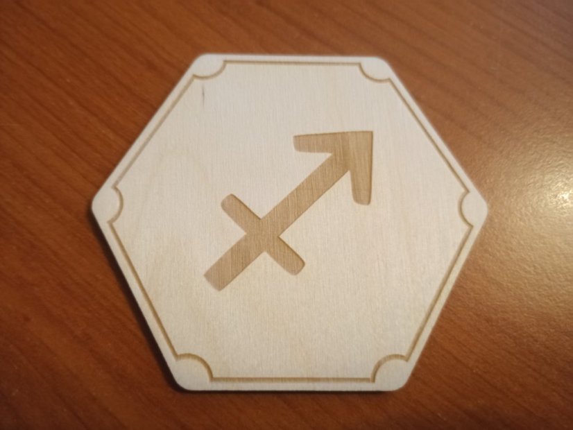 Podtácky Zvěrokruh symboly - Varianta: Střelec