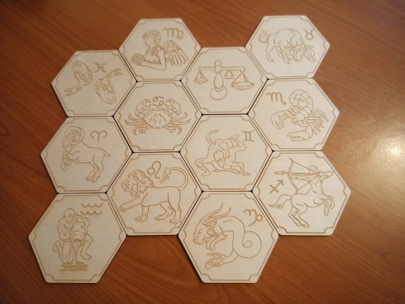 Podtácky Zvěrokruh obrázky - Varianta: celá sada