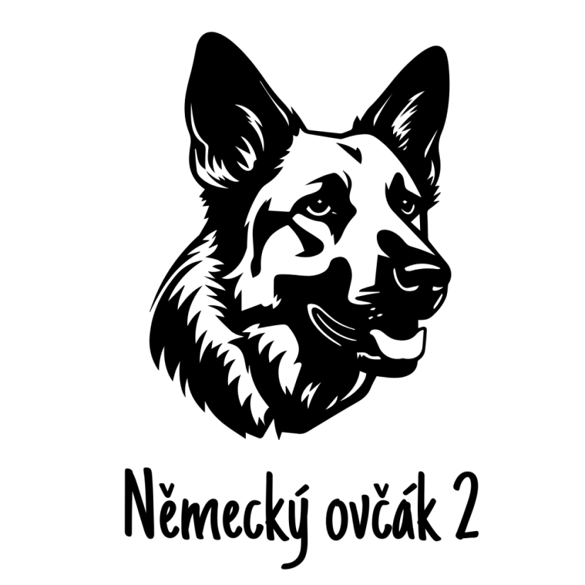 Lampa s motivem a jménem pejska - Plemeno pejska: Bulteriér, Text na podstavci: Ne