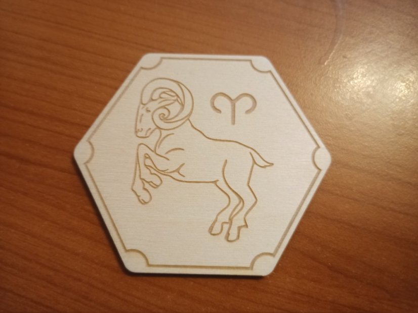 Podtácky Zvěrokruh obrázky - Varianta: Beran