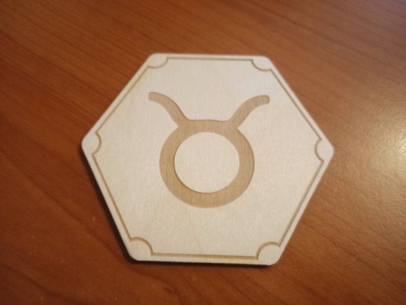 Podtácky Zvěrokruh symboly - Varianta: Býk