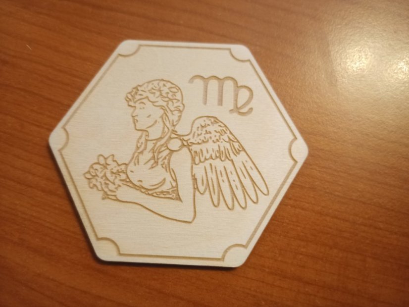 Podtácky Zvěrokruh obrázky - Varianta: Panna