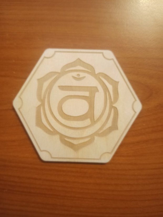 Podtácky Čakry - Varianta: Sakrální (Svádhišthána)