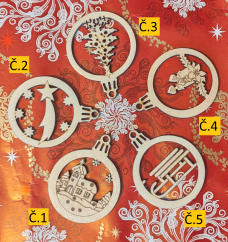 Vánoční ozdoby sada č.3