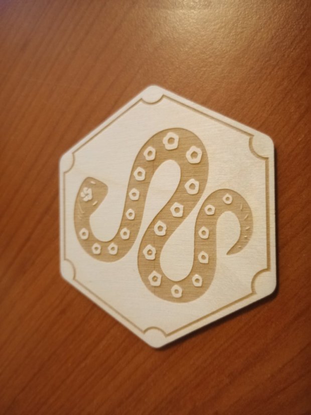 Podtácky Čínský zvěrokruh - Varianta: Had