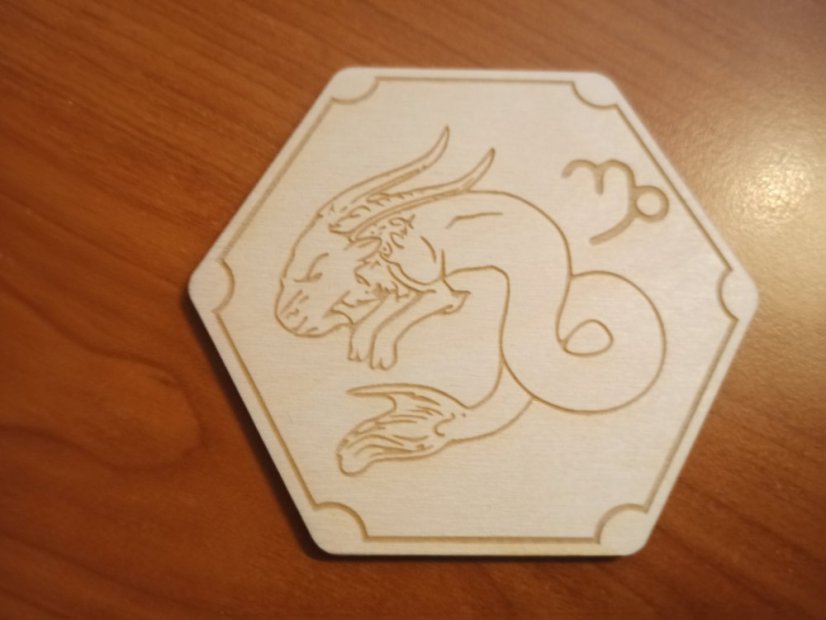 Podtácky Zvěrokruh obrázky - Varianta: Kozoroh