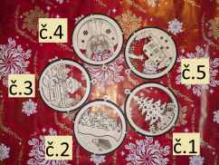 Vánoční 3D ozdoby