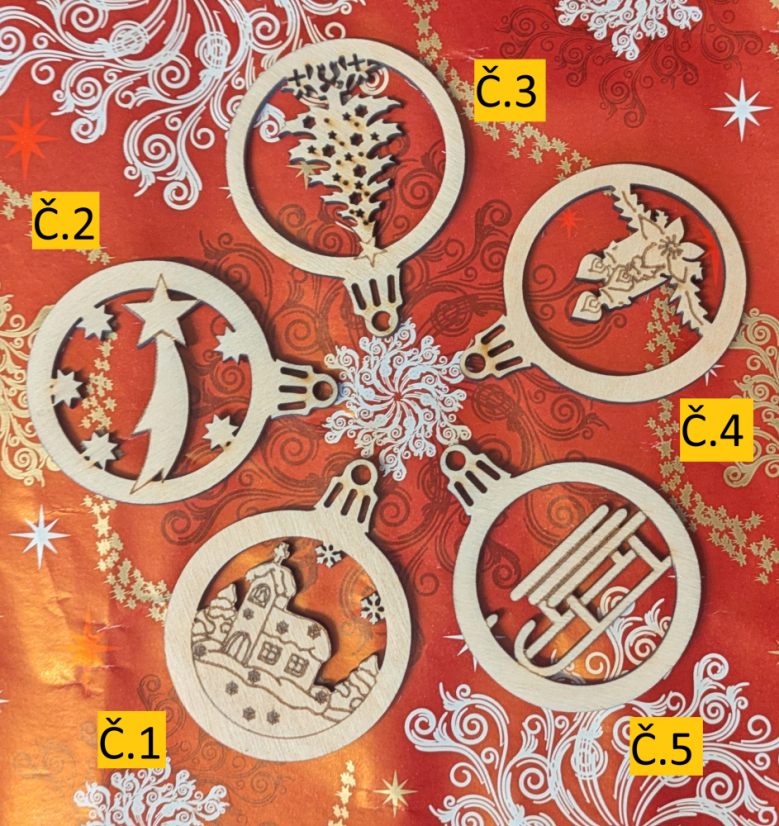 Vánoční ozdoby sada č.3