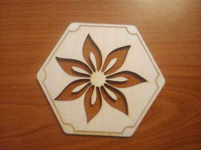Podtácky vyřezávané - Varianta: 6