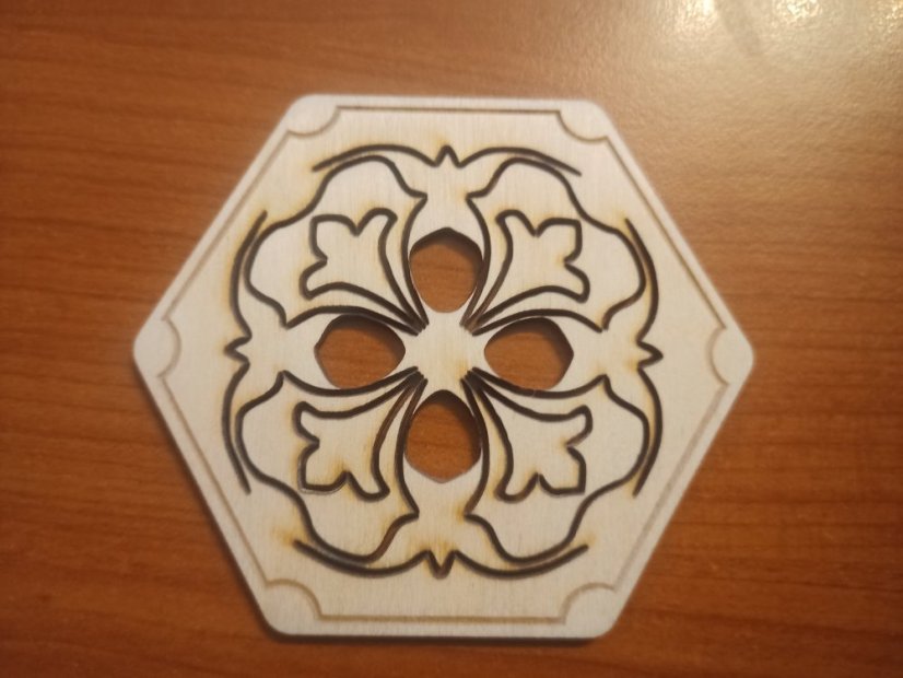 Podtácky vyřezávané - Varianta: 2