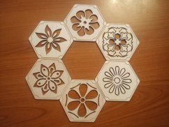 Podtácky vyřezávané